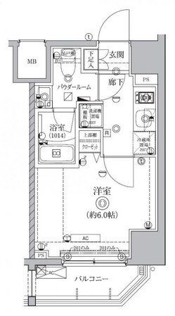 クオリタス南大井の物件間取画像